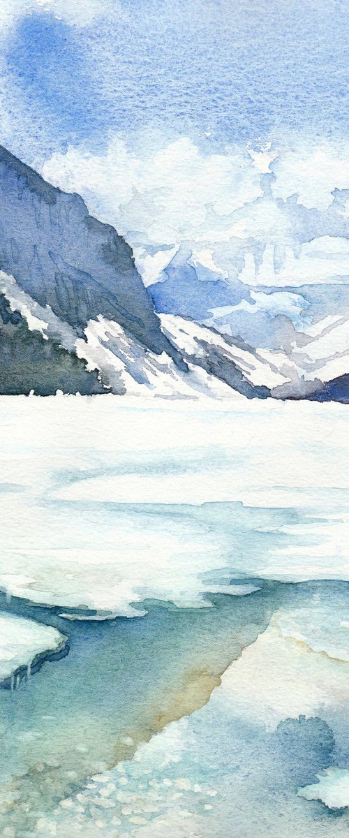 Lake Louise in the spring by Tatiana Alekseeva
