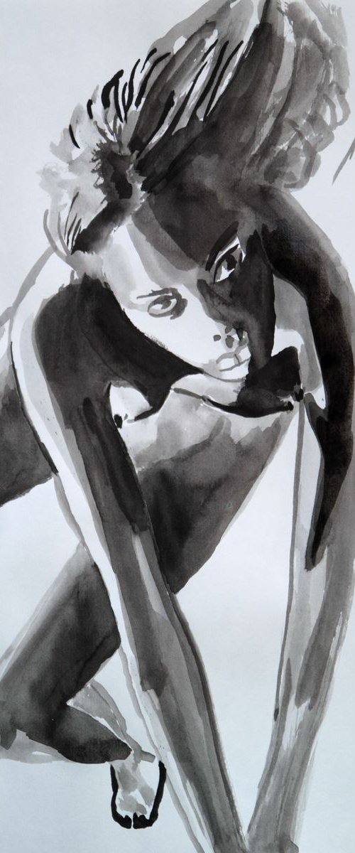 Nude 310 / 38 x 29 cm by Alexandra Djokic