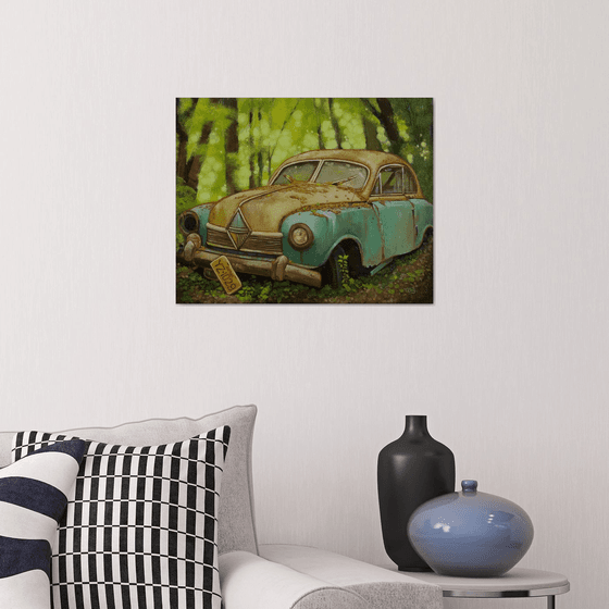 getaway car Art Board Print for Sale by eilosu