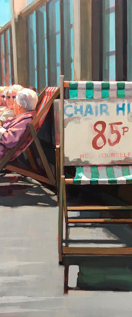 Old Ladies on Worthing Pier by Andrew Morris