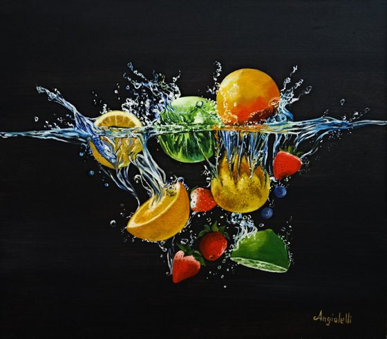 Still life in water
