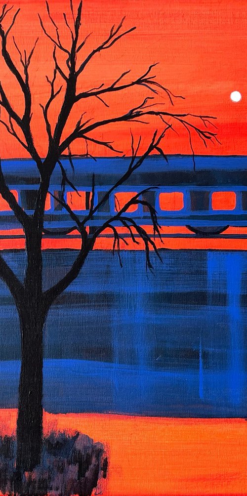 The sound of a train by Olesya Bay