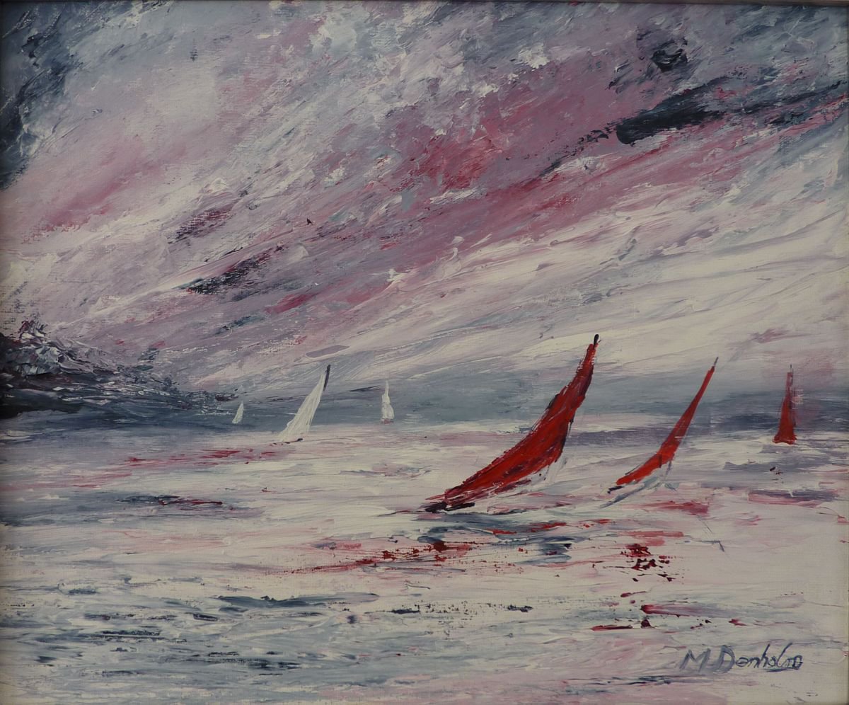 Sailing In A Squall by Margaret Denholm