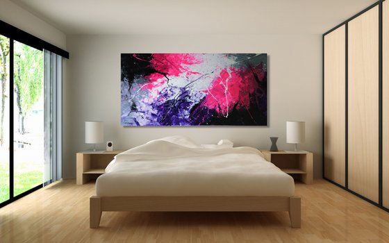 Color Storm I (200 x 100 cm) XXXL (80 x 40 inches)