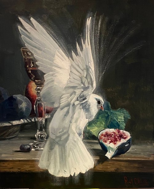 Pigeon and Still Life No.4 by Paul Cheng
