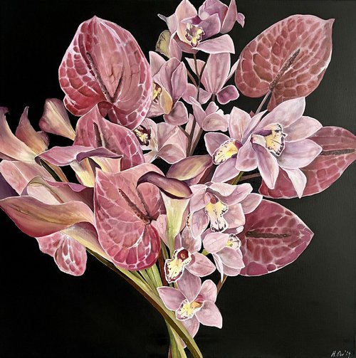 A bouquet of pink mood by Myroslava Denysyuk
