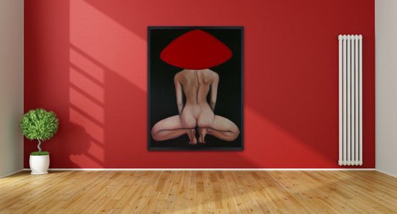 Valentina  (nude model in red hat)