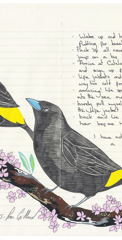 Birds of South America: Lemon Rumped Tanager by Fran Giffard