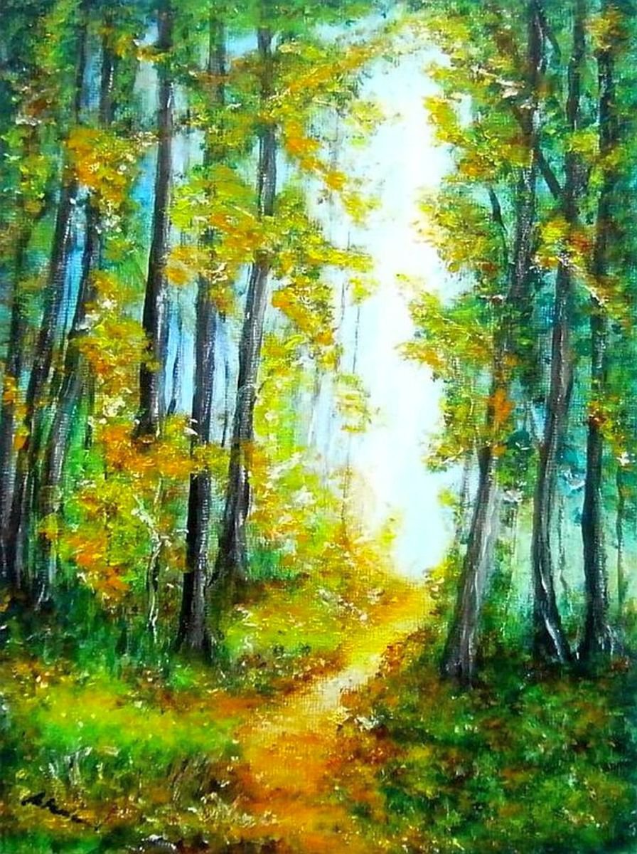 Forest path.. by Em�lia Urban�kov�