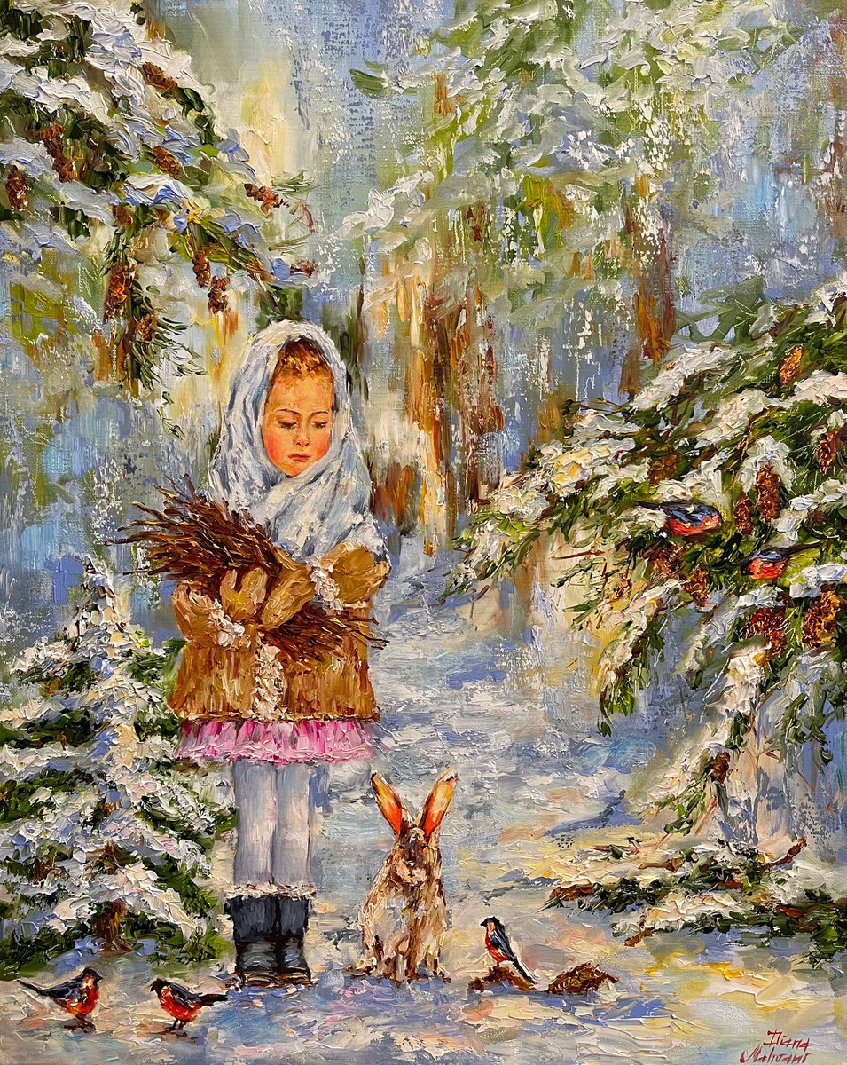 On Christmas Eve By Diana Malivani, 16 X 20, Artwork For Sale On Artfinder