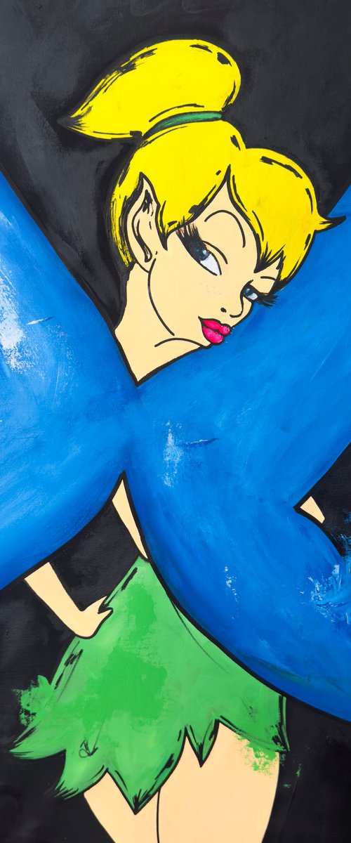 missed me? thinker bell by Carlos Pun Art