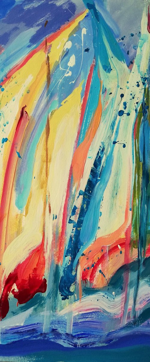 Abstract Sailing Joy by Jelena Djokic
