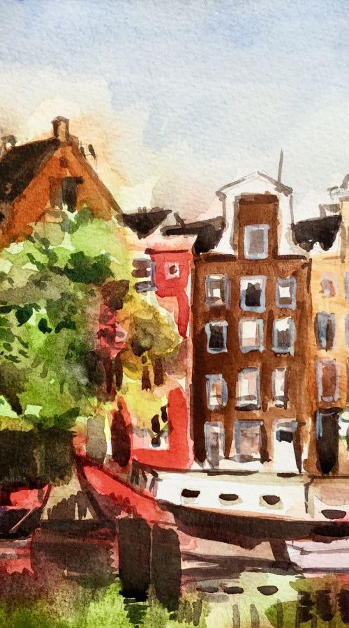 Summer in Amsterdam, Netherlands by Joseph Peter D'silva