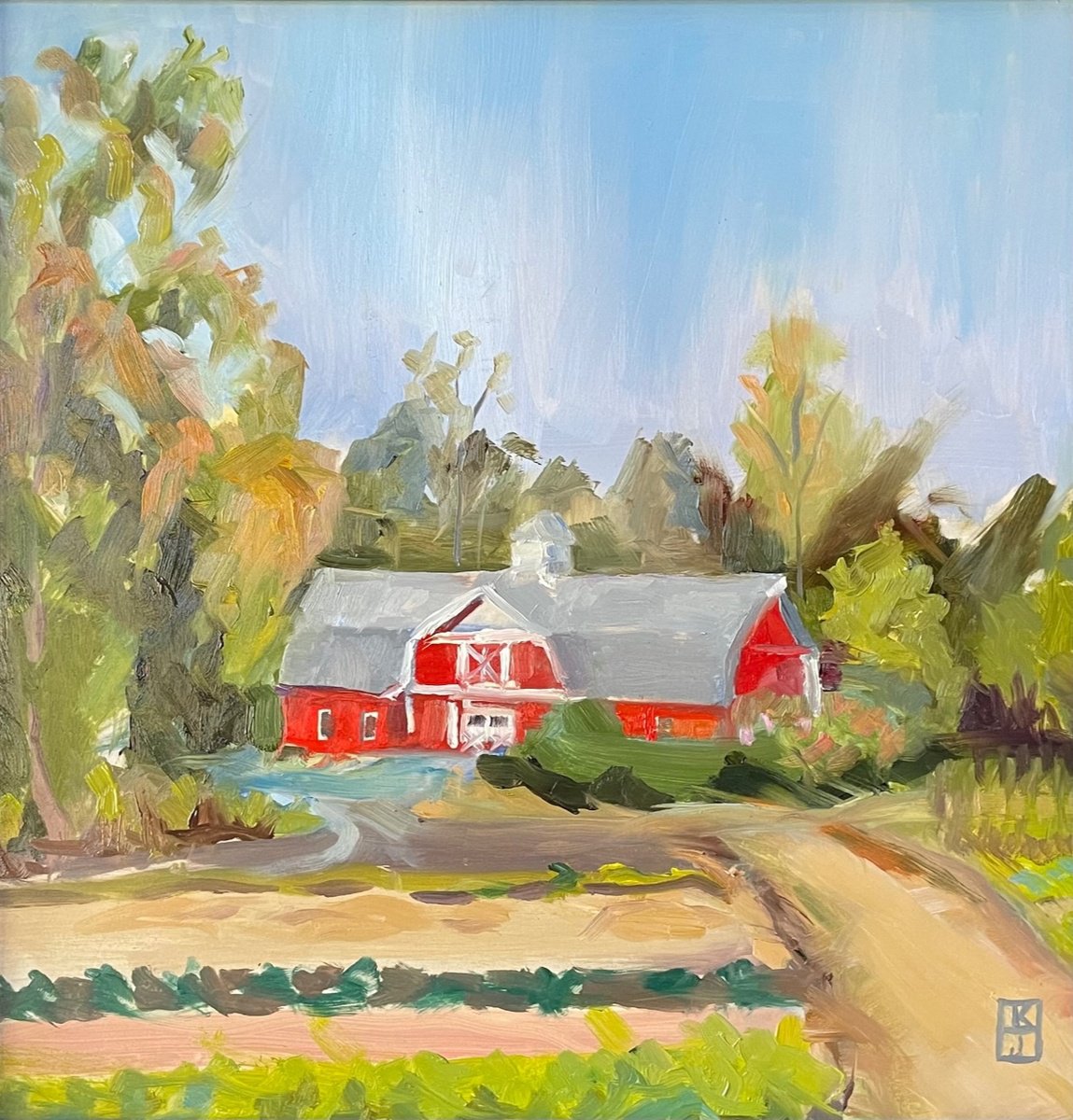 A Glorious Morning @ Ramble Rill Farm (Hillsborough, NC) by Katherine Jennings