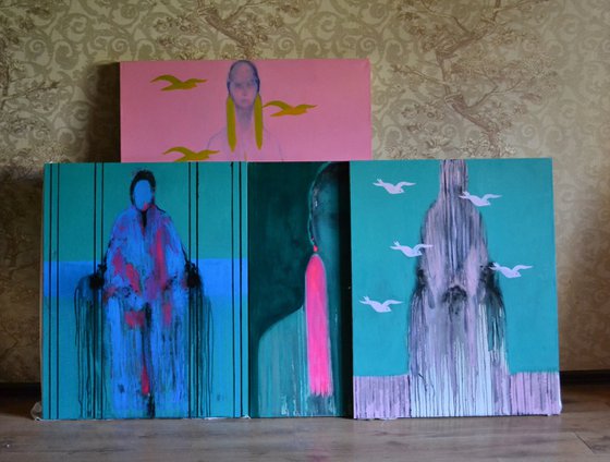 Pastel Green Abstract