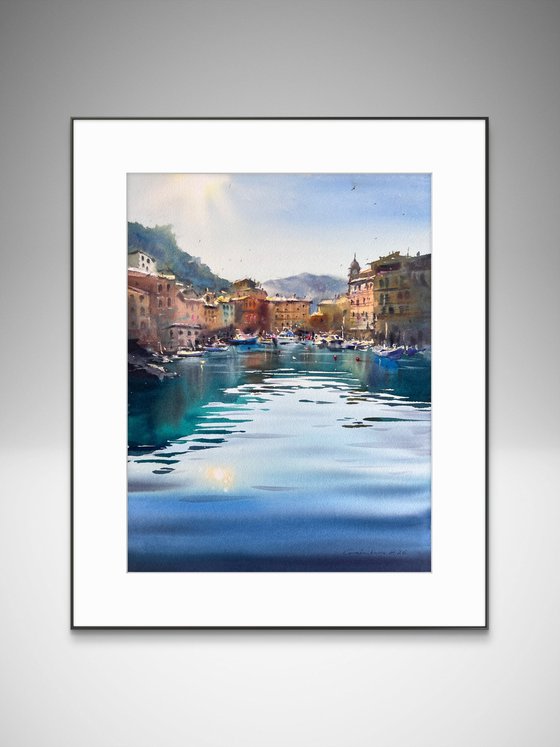 Blue Italian Morning. Camogli #2