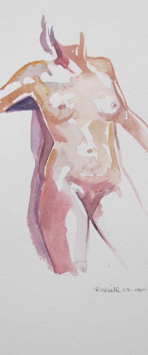 Standing female nude by Rory O’Neill