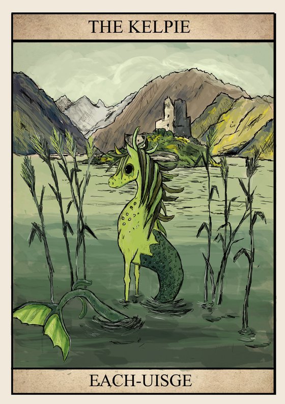 Scottish Cryptids -Kelpie