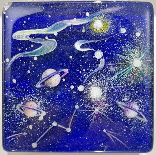 A Starry Night - 1 by Marjan Fahimi