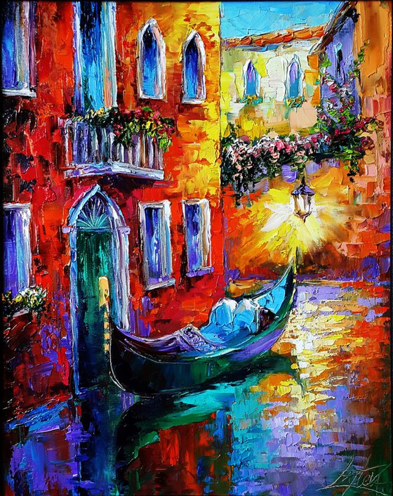 Bright colors of Venice