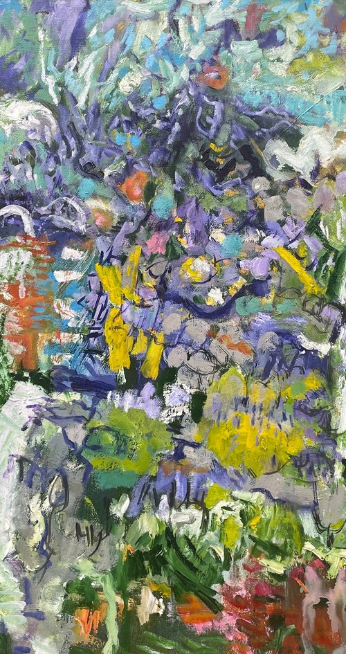 LAVENDER IN BARKER GARDENS by Maureen Finck