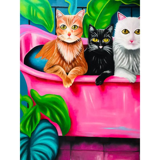 PuSsYcAtS iN tHe BaTh
