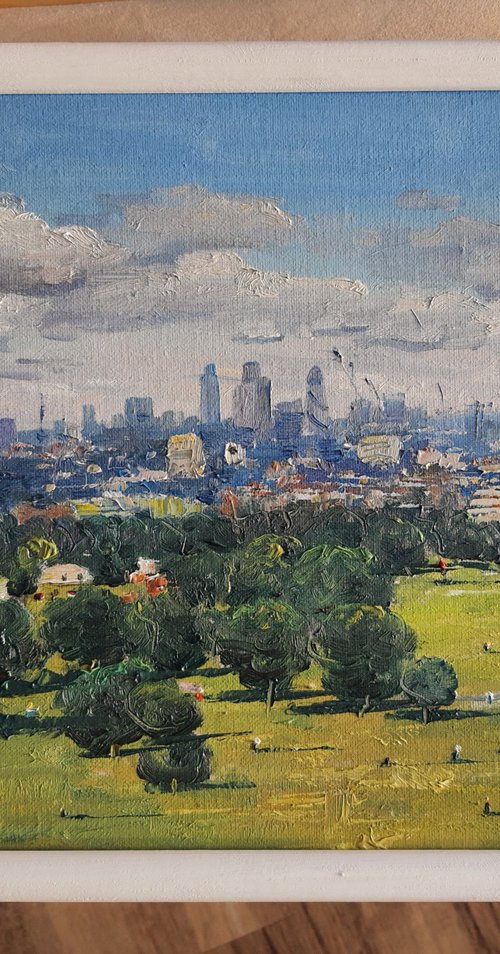 Hampstead Heath view London by Roberto Ponte