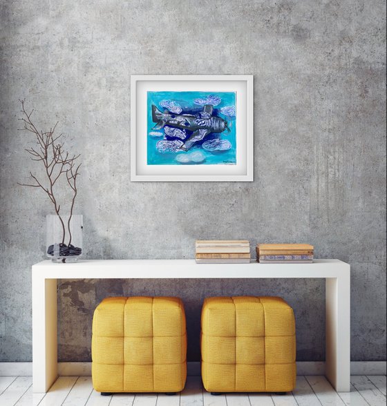 Flying into the clouds