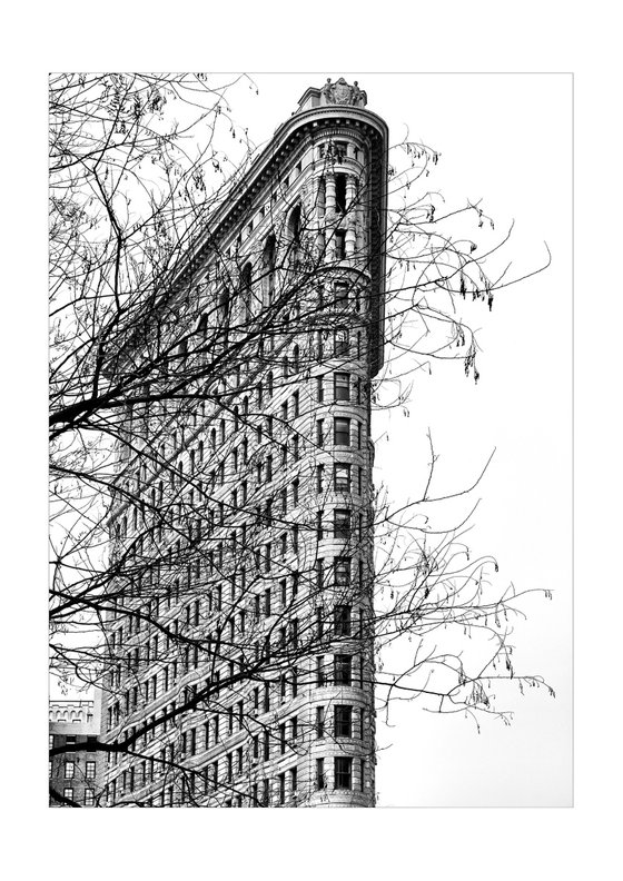 Flatiron Building - New York (Silver Gelatin Darkroom Print)