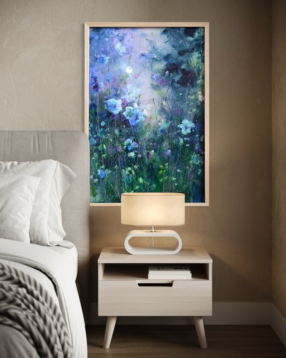 Moon Symphony In Sapphire