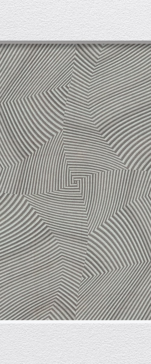 Wavy lines 12 by Lidiya Dmitrieva