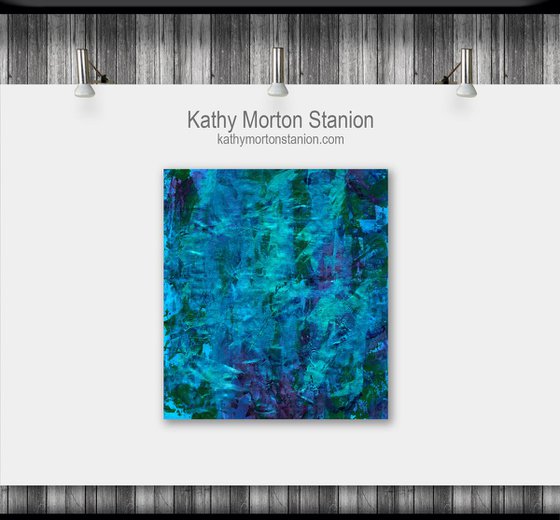 Simple Treasures  - Abstract Painting by Kathy Morton Stanion