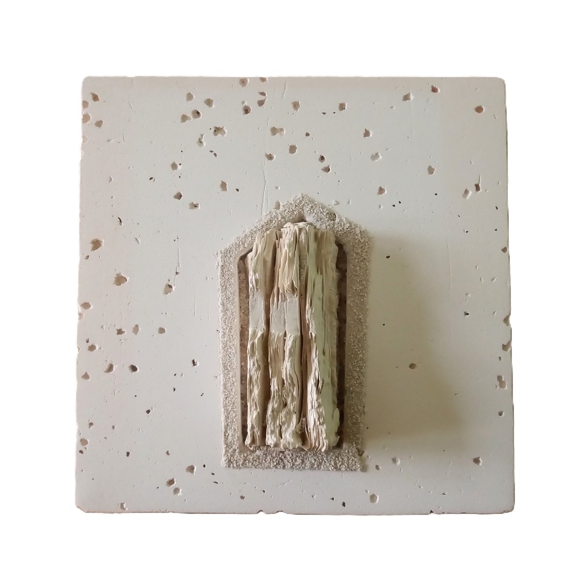 Organic Relief , White Time By Rossitza Trendafilova, 10 X 10, Artwork For Sale On Artfinder