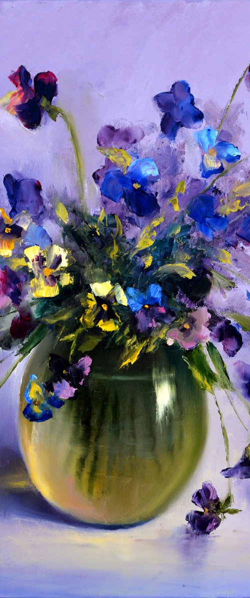 Pansies by Elena Lukina