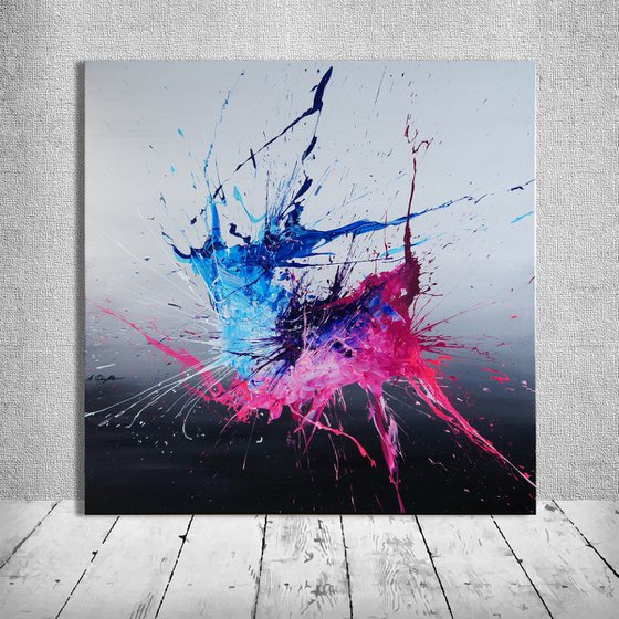 Emotional Release XI (Spirits Of Skies 064116) - 80 x 80 cm - XL (32 x 32 inches)