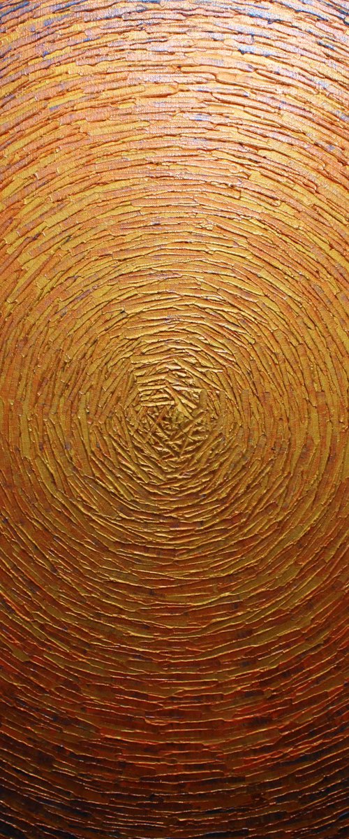 Large shine gold orange colors 3 by Jonathan Pradillon