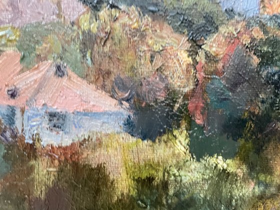 Autumn in the mountain valley