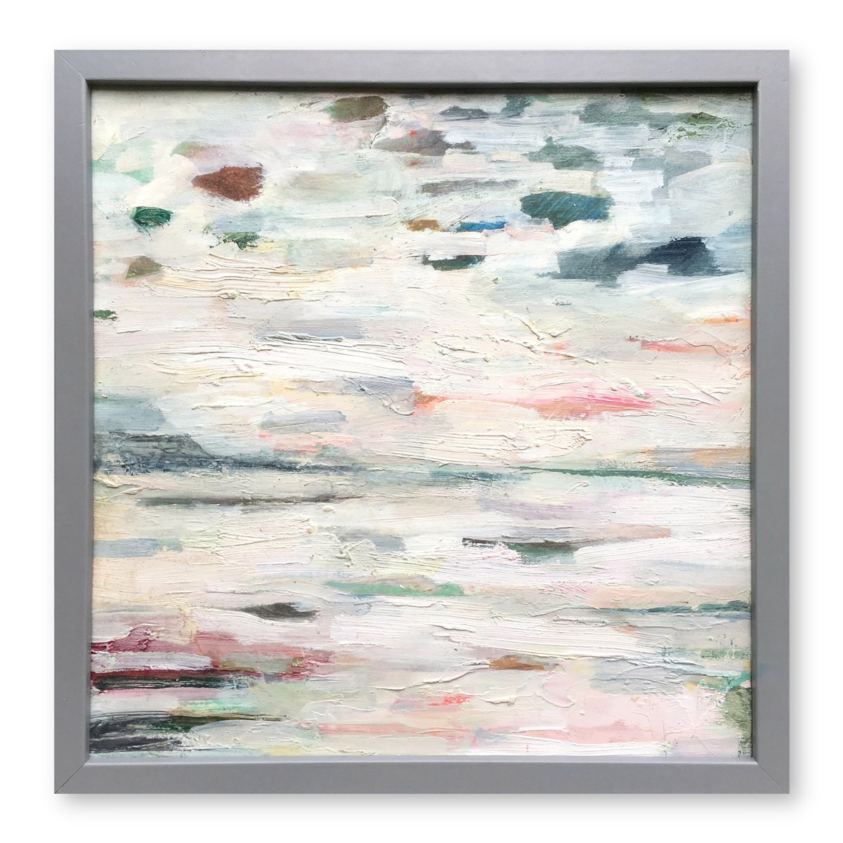 Impressionistic Landscape Oil Painting By Guy Pickford, 13 X 13, Beyond Sight, Original Artwork