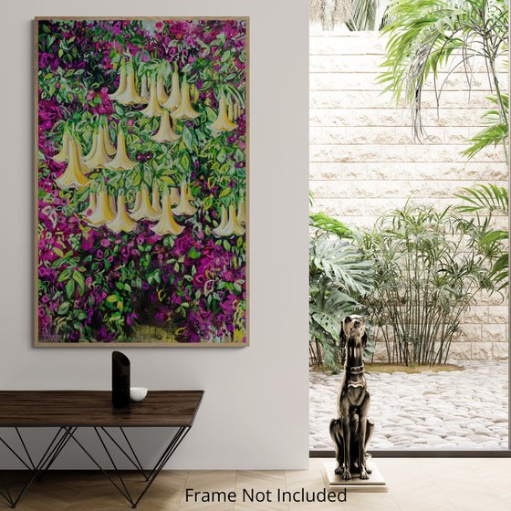 Bellflowers and Bougainvillea
