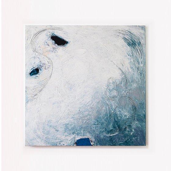 A little piece of moon (30"x30" | 76x76 cm)