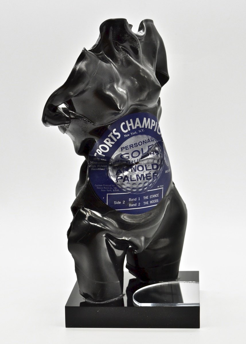 Abstract Portrait Sculpture By Seona Mason, 7 X 11", Undressed On The Green, Original Artwork