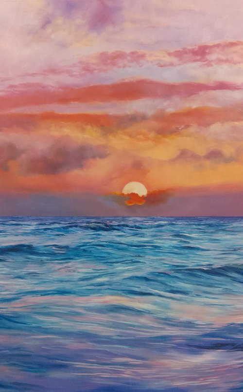 EMBRACING THE SEA & SUN by Peter Goodhall