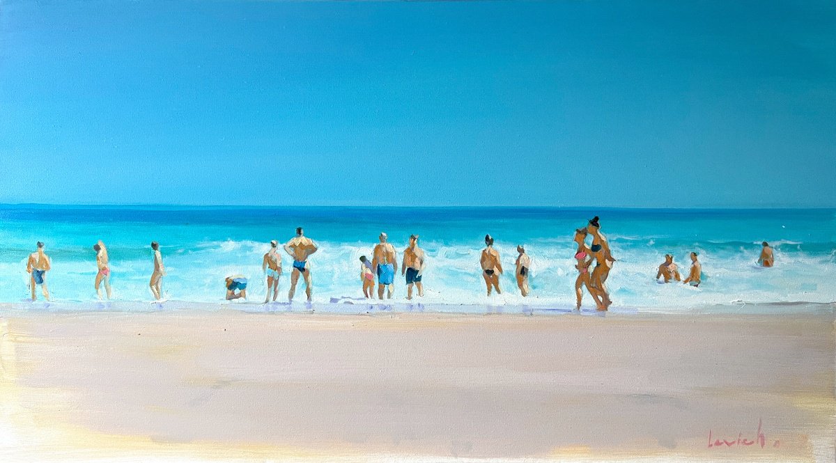 Horizon Line - Iv By Alexander Levich, 35 X 20, Artwork For Sale On Artfinder