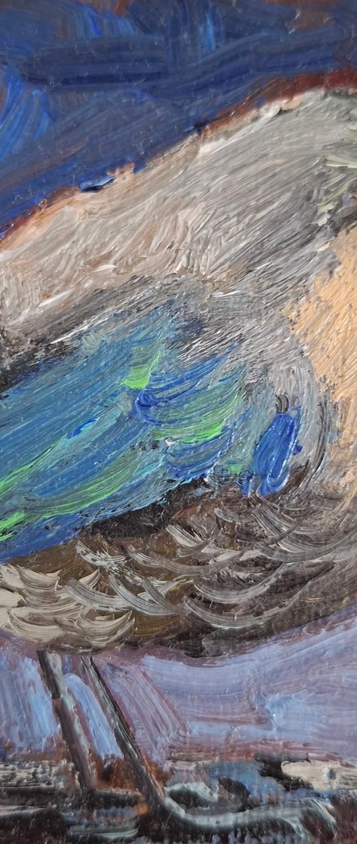 Oil painting "Lovely bird" by Olena Kolotova