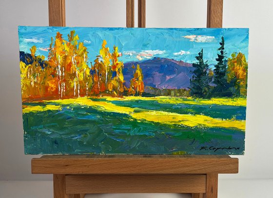 Golden Birch Forest