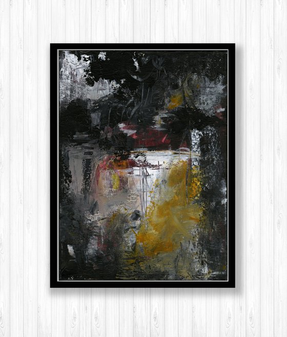 Whispers In The Dark 3  - Abstract Painting  by Kathy Morton Stanion