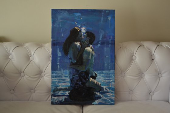 Kissing underwater
