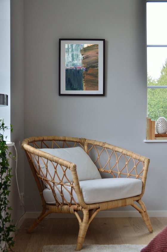 Set of 3 acrylic paintings