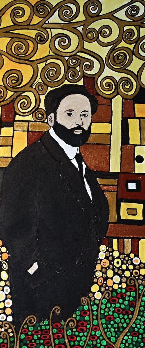 Portrait of Gustav Klimt by Rachel Olynuk