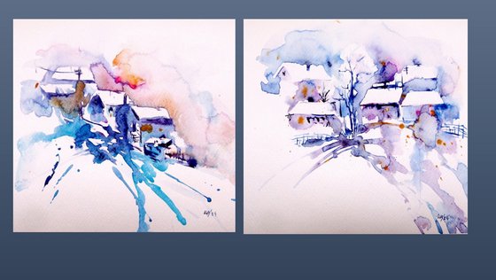 Winter village collection